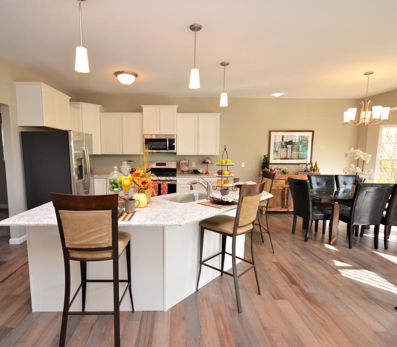 kitchin and dining area